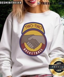 Top Can't Jump Two on Two Basketball Sweatshirt featuring a sporty design, perfect for basketball enthusiasts.