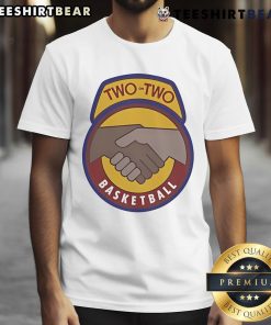 Top Can'T Jump Two On Two Basketball T-Shirt featuring a bold graphic design, perfect for basketball enthusiasts.