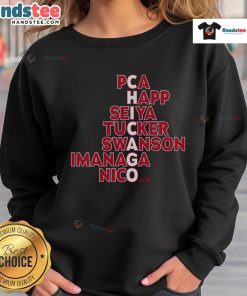 Stylish Top Chicago Baseball MLB Names 2025 Sweatshirt in navy blue, perfect for fans and casual wear.