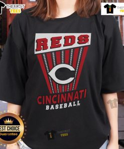 Top Cincinnati Reds Baseball Starter Ladies Tee featuring team logo and stylish design for passionate fans.
