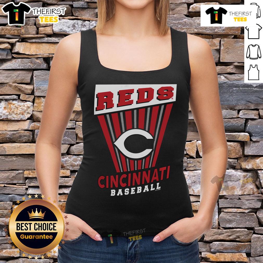 Top Cincinnati Reds Baseball Starter Tank Top Stylish Top Cincinnati Reds baseball starter tank top perfect for game day and summer outings.