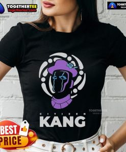 Top Citizen Kang The Reel Rejects Ladies Tee featuring a stylish design for fans of The Simpsons and pop culture.