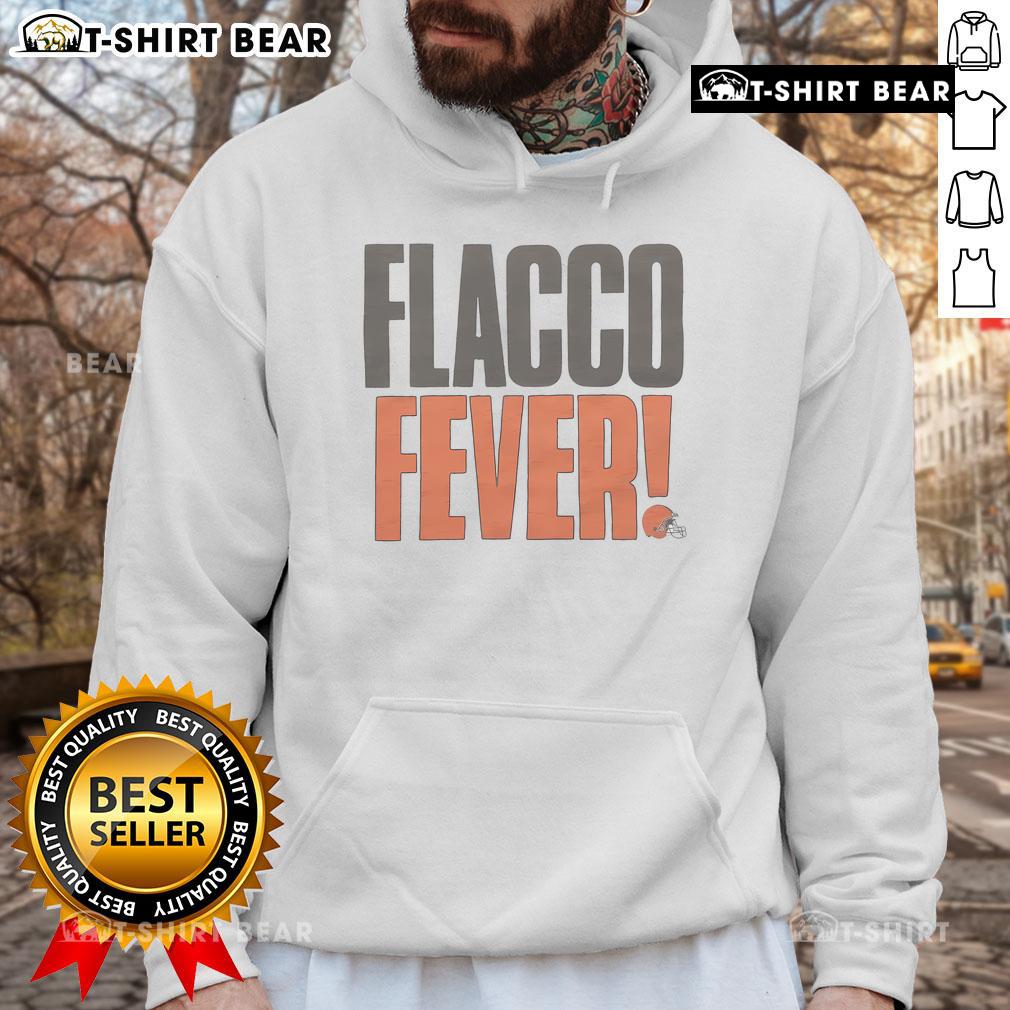 Top Cleveland Browns Flacco Fever Hoodie Alt Text: Top Cleveland Browns Flacco Fever Hoodie featuring team colors and logo, perfect for fans supporting Joe Flacco.