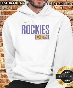 Alt Text: 2025 Colorado Rockies City Connect wordmark hoodie featuring vibrant colors and stylish design for fans