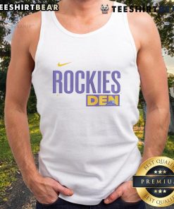 Top Colorado Rockies 2025 City Connect wordmark tank top featuring a stylish design perfect for fans and casual wear.
