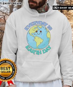 Eco-friendly Earth Day hoodie design promoting environmental awareness and sustainability in a stylish look.