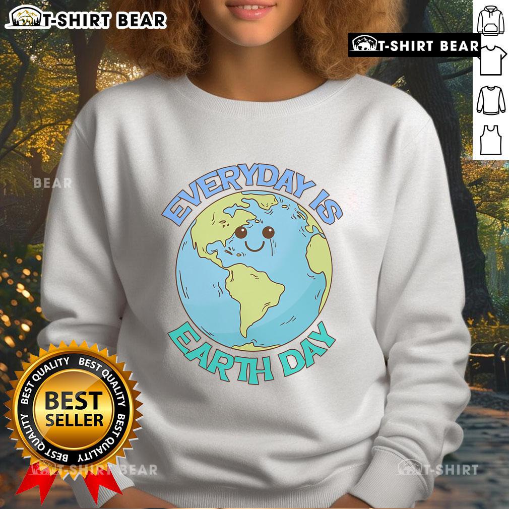 Top Cool Earth Day Design Loves Environtal Awareness Sweatshirt Stylish sweatshirt design promoting Earth Day and environmental awareness with vibrant graphics and eco-friendly message.