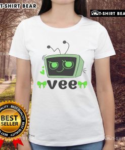 Top Dandy's World Vee Ladies Tee featuring a stylish design and comfortable fit for casual wear.