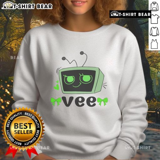Top Dandy's World Vee Sweatshirt featuring bold graphics and a stylish design, perfect for casual wear.