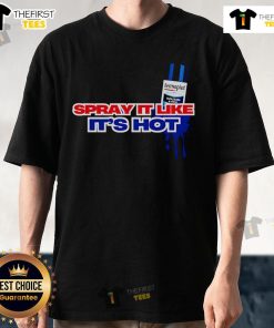 Top Dermowear Spray It Like It'S Hot T-Shirt featuring vibrant graphics and a stylish design for casual wear.