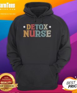 Cozy Top Detox Nurse Hoodie in soft fabric, perfect for healthcare professionals promoting wellness and detox lifestyle.