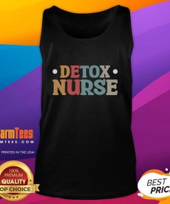 Stylish Top Detox Nurse Tank Top in vibrant colors, perfect for healthcare professionals and detox enthusiasts.