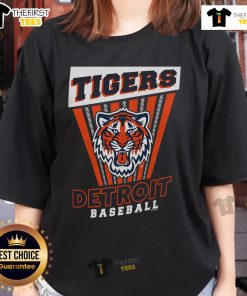 Top Detroit Tigers Baseball Starter Ladies Tee featuring team logo and stylish design for female fans.