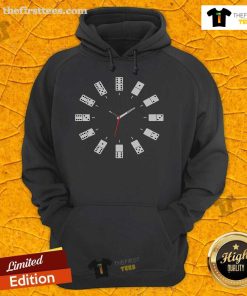 Top Domino Clock hoodie for domino players and lovers, featuring a stylish design inspired by the classic tile game.