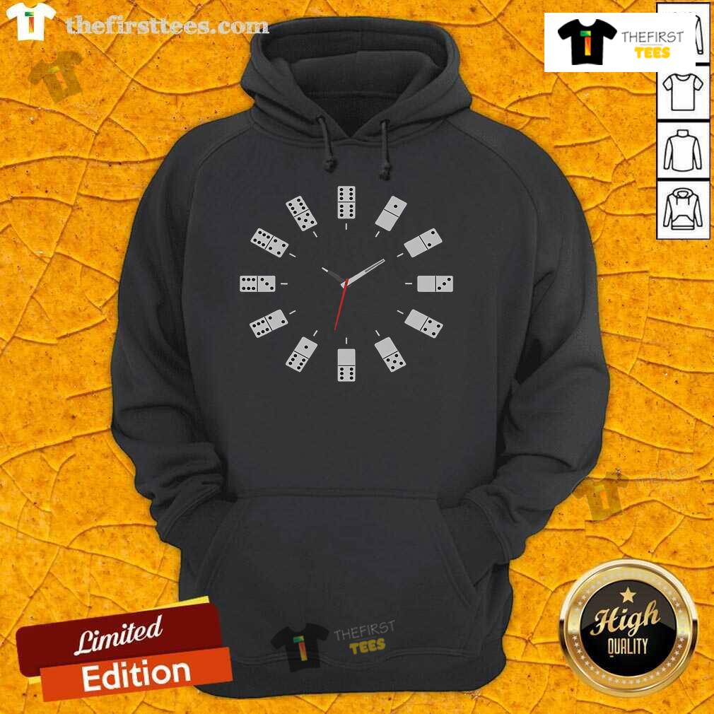 Top Domino Clock Domino Player Dominoes Lover Tile Game Hoodie Top Domino Clock hoodie for domino players and lovers, featuring a stylish design inspired by the classic tile game.