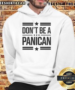 Top Don't Be A Panican Hoodie in vibrant colors, perfect for casual wear and spreading positive vibes.
