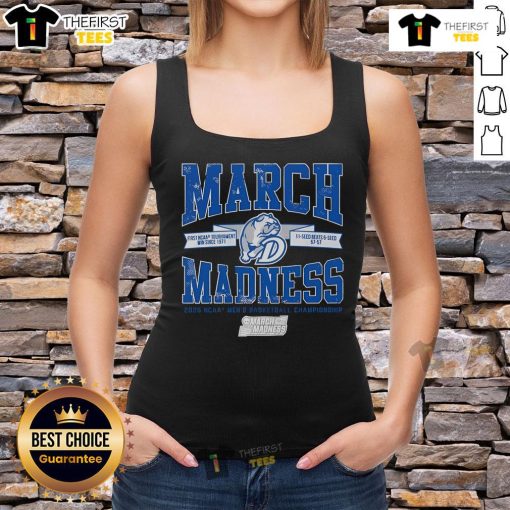Top Drake Bulldogs Basketball Fanaticity 2025 March Madness Upset Tank Top showcasing team spirit and style.