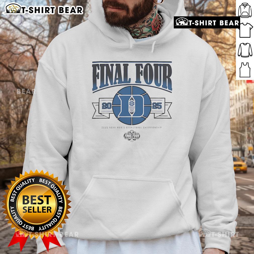 Top Duke Blue Devils Final Four Championship 2025 Men'S Basketball Hoodie Top Duke Blue Devils Final Four Championship 2025 Men's Basketball Hoodie featuring team colors and logo design.