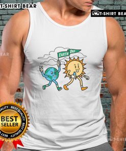 Stylish Top Earth Day Flag Tank Top featuring vibrant earth-themed design for eco-conscious fashion lovers.