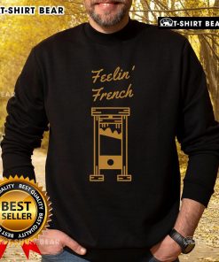 Alt Text: Vintage French guillotine sweatshirt featuring a unique design, perfect for stylish and edgy fashion enthusiasts.