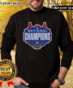 Top Florida Basketball 2025 NCAA Champions logo sweatshirt featuring vibrant colors and stylish design for fans.