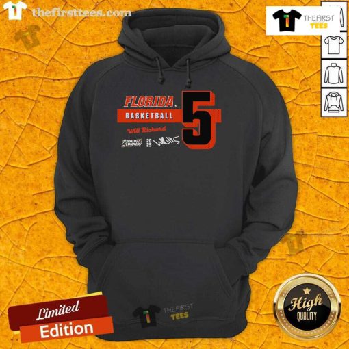 Will Richard wearing a stylish Top Florida Basketball hoodie, showcasing team spirit and athletic style.