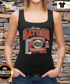 Alt Text: Florida Gators National Champs 2025 tank top featuring basketball stars from 2006-2007 season in San Antonio.