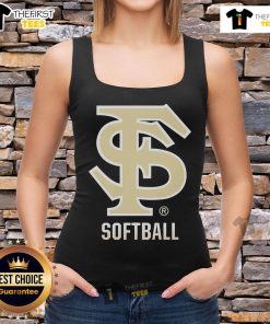 Top Florida State Seminoles Softball Logo Tank Top featuring vibrant team colors and iconic Seminoles logo design.