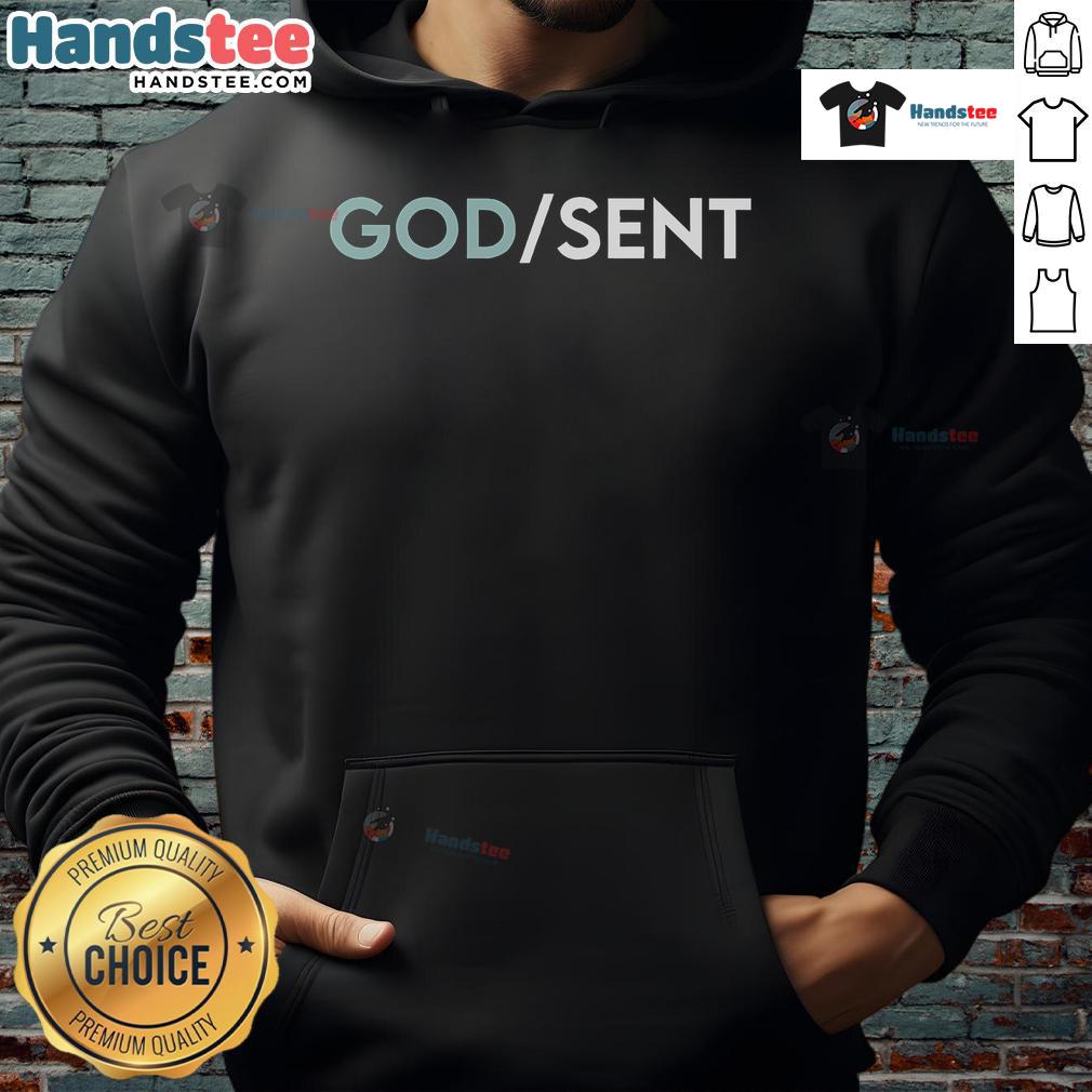 Top God Sent Christian Faith Spiritual Jesus Religious Hoodie Top God Sent Christian Faith Spiritual Jesus Religious Hoodie in black, showcasing a vibrant graphic design and comfortable style.