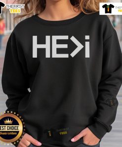 Cozy Top He Is Greater Than I sweatshirt in navy blue, featuring a stylish graphic design for casual wear.