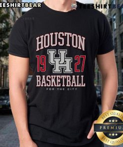 Top Houston Cougars Basketball For The City 1927 T-Shirt featuring vibrant team colors and iconic logo design.