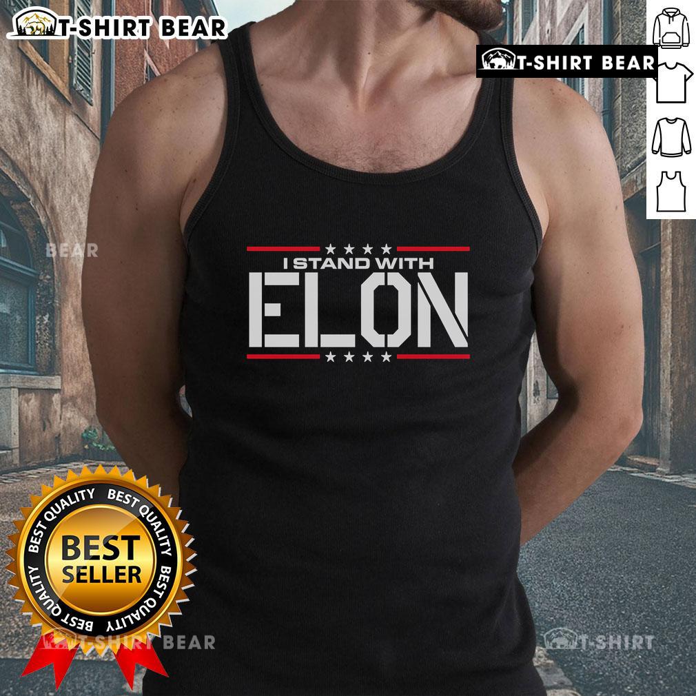 Top I Stand With Elon Made In The Usa Tank Top Top I Stand With Elon Made In The USA Tank Top featuring bold text on a stylish, comfortable design for supporters.