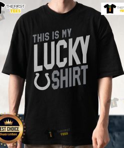 Top Indianapolis Colts This Is My Lucky T-Shirt showcasing vibrant team colors and logo for passionate fans.