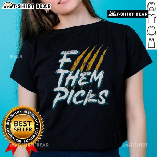 Top Jacksonville F Them Picks Ladies Tee featuring stylish design and comfortable fit, perfect for casual wear.