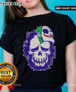 Alt Text: Top-JokerFan279 Hack The Movies ladies tee featuring a stylish design perfect for movie lovers and fans.