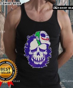 Alt Text: Top JokerFan279 Hack The Movies tank top featuring a vibrant design for movie enthusiasts and fans.
