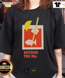 Top Just In Time Beyond The Sea Ladies Tee featuring a stylish ocean-themed design for women's casual wear.
