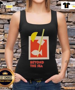 Stylish Top Just In Time Beyond The Sea tank top featuring a vibrant ocean-inspired design perfect for summer wear.