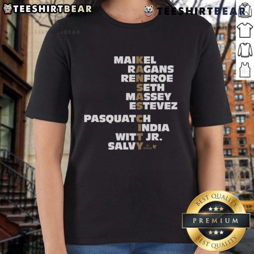 Top Kansas City Names 2025 Ladies Tee featuring trendy design and vibrant colors, perfect for stylish fans.