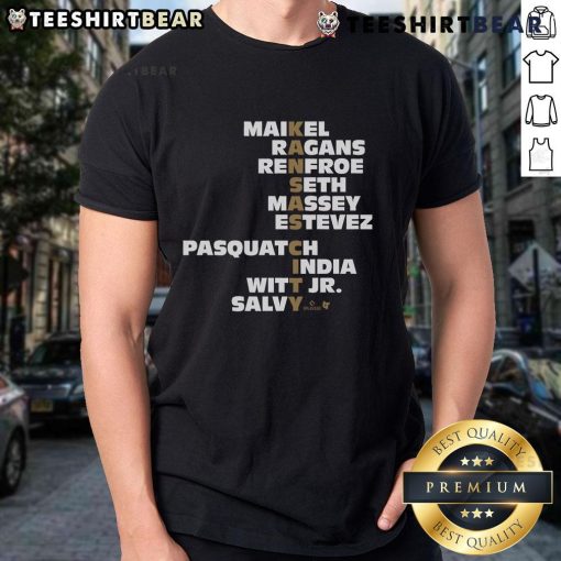 Stylish 'Top Kansas City Names 2025' T-shirt featuring trendy design, perfect for locals and fans of Kansas City.