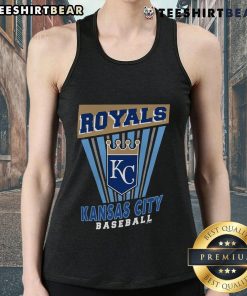 Stylish Top Kansas City Royals baseball starter tank top in royal blue, perfect for fans and summer wear.