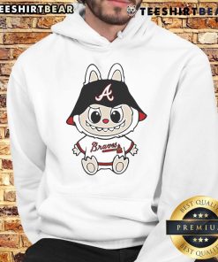 Stylish Top Labubu Atlanta Braves hoodie showcasing team colors and logo, perfect for fans and casual wear.