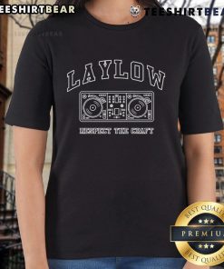 Top Laylow Respect The Craft ladies tee featuring stylish design and vibrant colors for fashionable women.