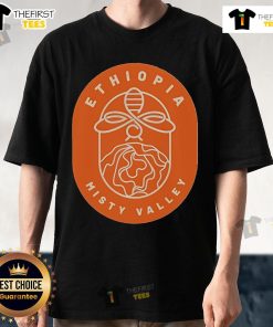 Top Lettuce Ethiopia Misty Valley Lettspresso T-Shirt featuring vibrant design and sustainable fabric for eco-friendly fashion.