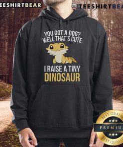 Alt Text: Cozy hoodie featuring a bearded dragon, perfect for lizard and gecko lovers who raise tiny dinosaur pets.