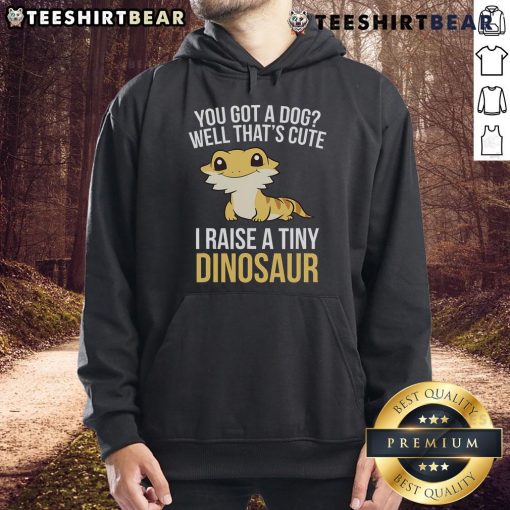 Alt Text: Cozy hoodie featuring a bearded dragon, perfect for lizard and gecko lovers who raise tiny dinosaur pets.