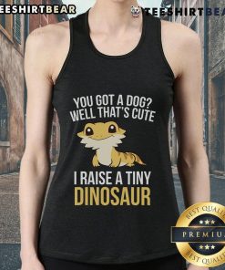 Bearded dragon tank top featuring a cute lizard design, perfect for reptile lovers and pet enthusiasts.