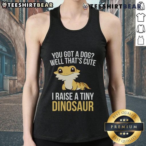 Bearded dragon tank top featuring a cute lizard design, perfect for reptile lovers and pet enthusiasts.