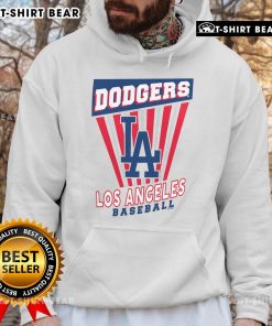 Top Los Angeles Dodgers baseball starter hoodie in blue, featuring team logo and stylish design for fans.