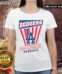 Top Los Angeles Dodgers baseball starter ladies tee featuring team logo and stylish design for female fans.